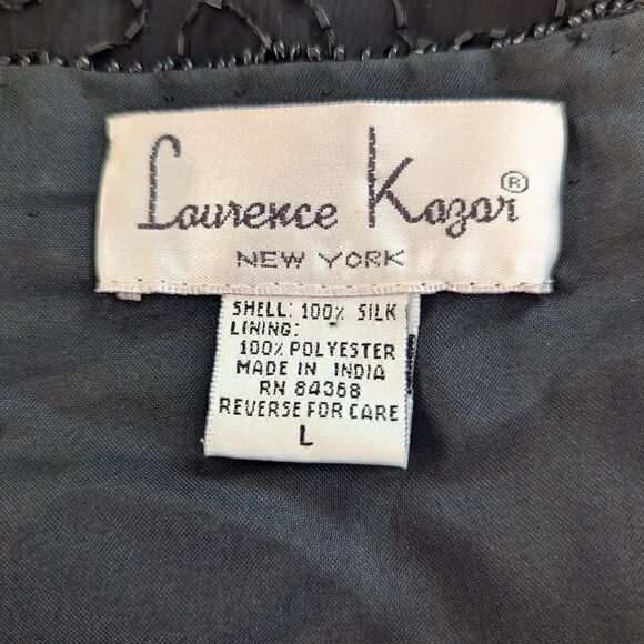 VTG Laurence Kazar Sequin Sparkle Jacket LG Dynasty Whimsigoth Glam Hilary Banks - Picture 2 of 8